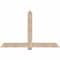 Ekena Millwork Eugene Smooth Timber Gable Bracket, Douglas Fir, 72"W x 45"H x 3 1/2"D x 5 1/2"F, 15/12 Pitch GBW072X45X0406EUG00SDF - alternate 1